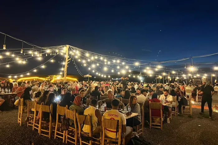 Dinner et spectacle en plein air